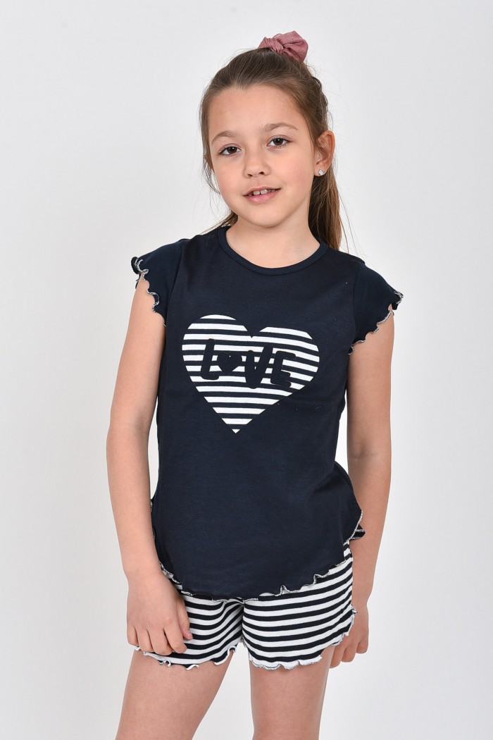 Children's pajamas Galaxy Love Navy