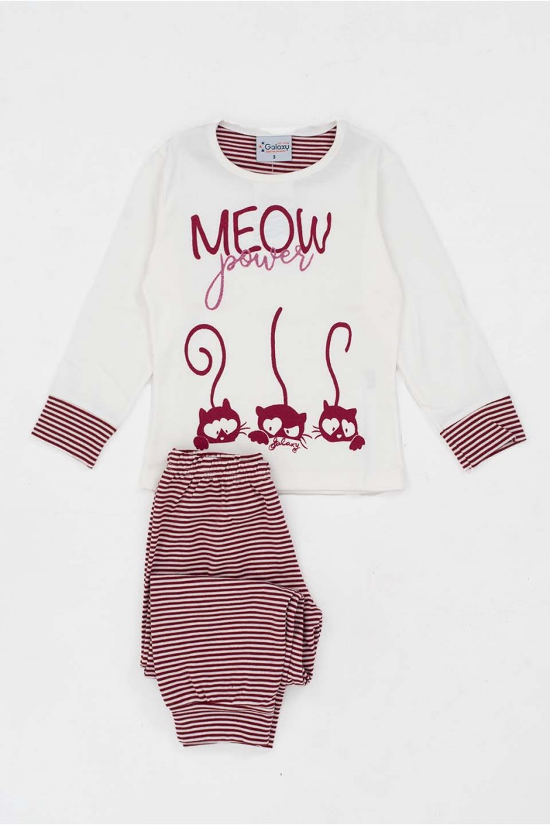 Kinder-Pyjama GALAXY GIRL MEOW 113 21
