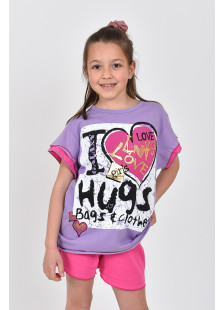 GALAXY I LOVE HUGS Teenage pajamas
