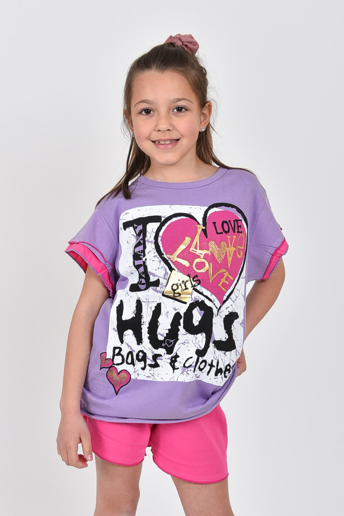 GALAXY I LOVE HUGS Teenage pajamas