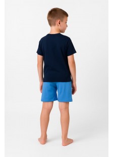 Sommer-Schlafanzug Junge GALAXY PASTE NAVY Sommer-Schlafanzug Junge GALAXY PASTE NAVY