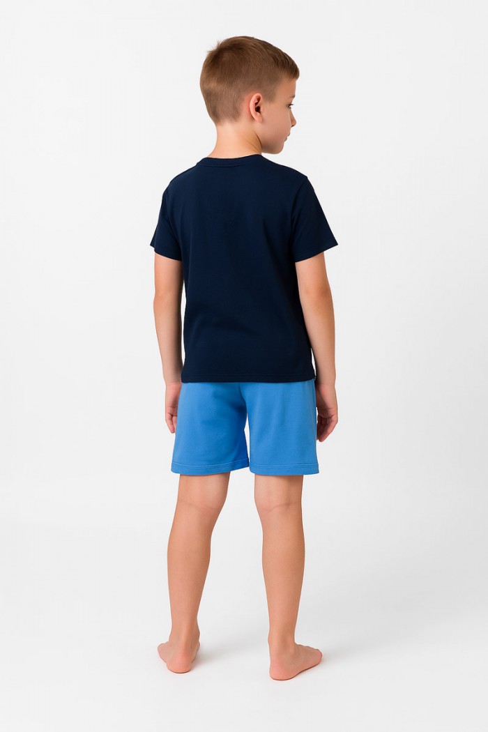 Summer pajamas boy GALAXY PASTE NAVY