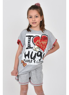GALAXY I LOVE HUGS Teenage pajamas
