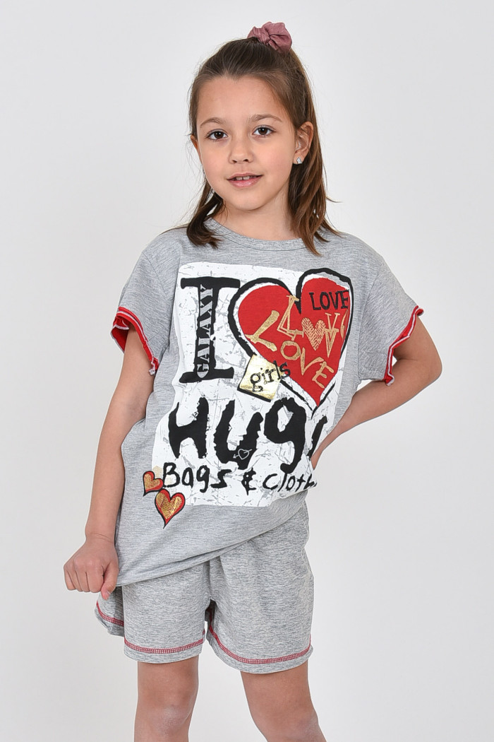 GALAXY I LOVE HUGS Teenage pajamas