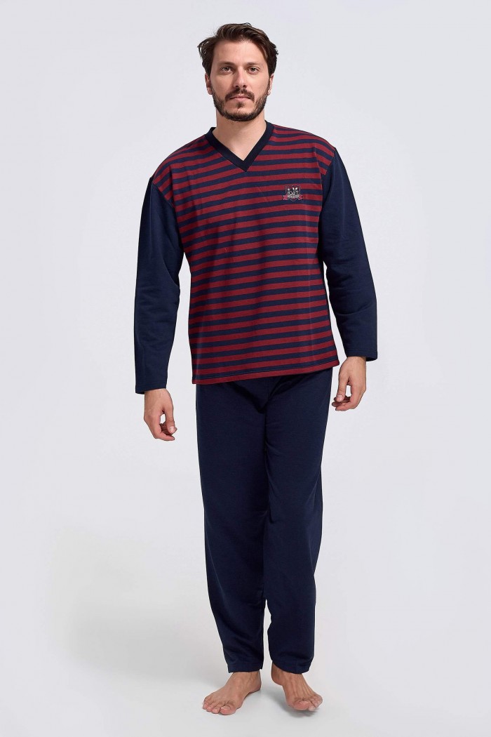Spring - autumn Men's pajamas LION