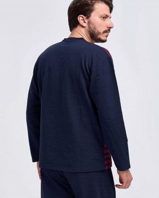 Frühling - Herbst Herren-Pyjamas LION