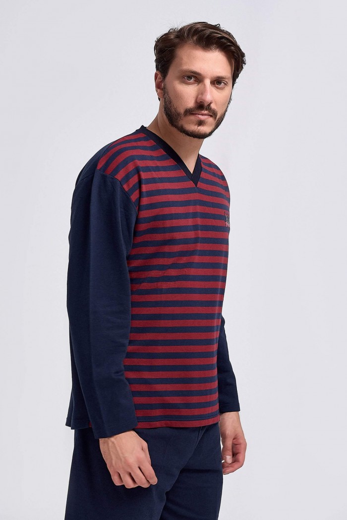 Spring - autumn Men's pajamas LION