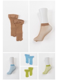 Women's short socks socks with net GALLIA 194 Women's short socks socks with net GALLIA 194