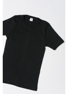 Childrens Short Sleeved GIORGIO Flannel with Short Sleeve Black