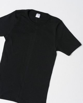 Children's Short Sleeved GIORGIO Flannel with Short Sleeve Black