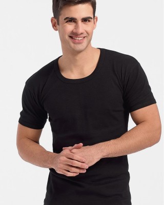 Men's GIORGIO short-sleeved GIORGIO Flannel BLACK