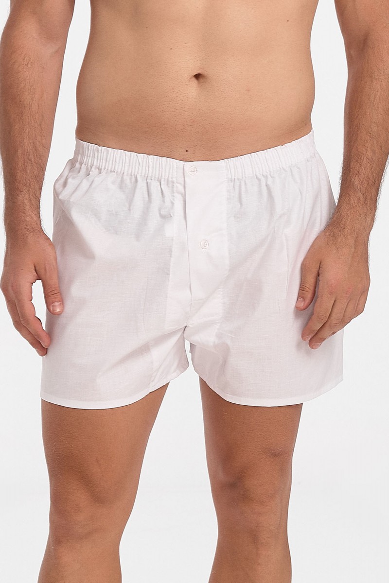 Herren-Stoff-Boxershorts MASCOT Weiß
