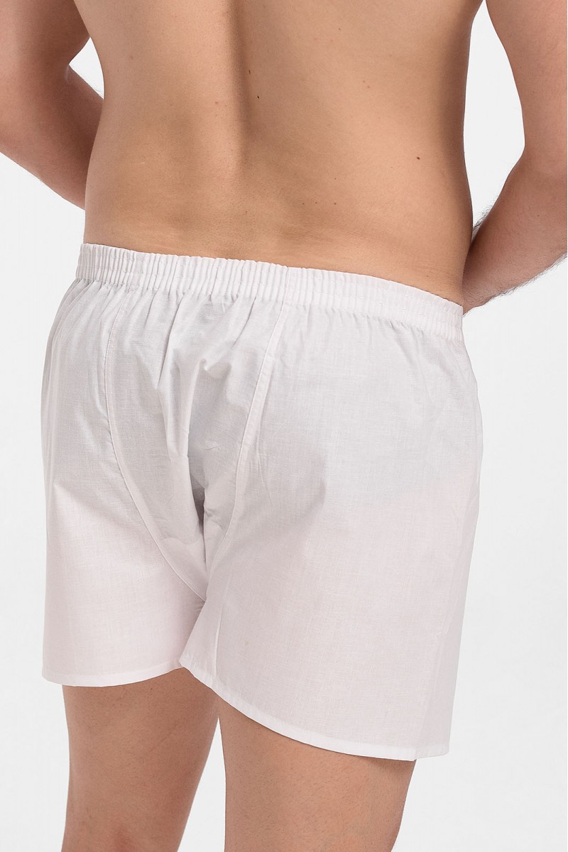 Herren-Stoff-Boxershorts MASCOT Weiß Herren-Stoff-Boxershorts MASCOT Weiß