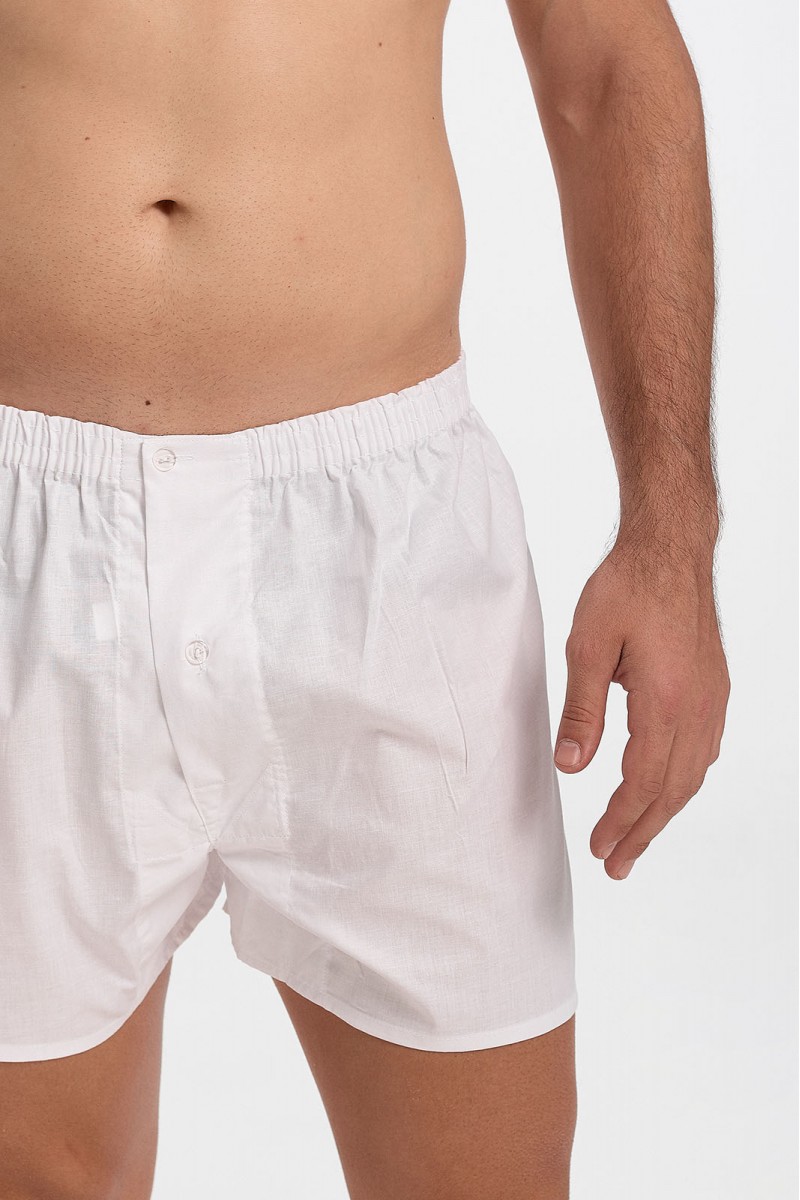Herren-Stoff-Boxershorts MASCOT Weiß Herren-Stoff-Boxershorts MASCOT Weiß