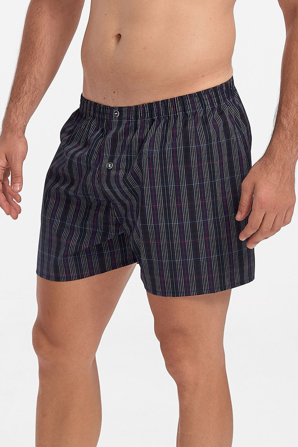 Men's Boxers MASCOT Fabric Striped Navy