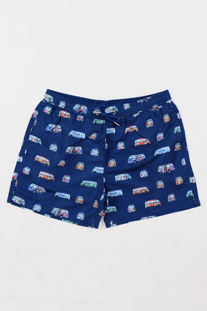 Men's swimwear shorts HALECO ST-24239 BLUE DROPS