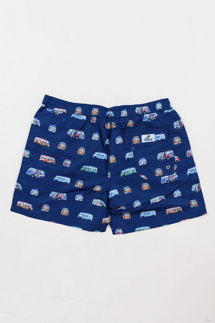 Men's swimwear shorts HALECO ST-24239 BLUE DROPS