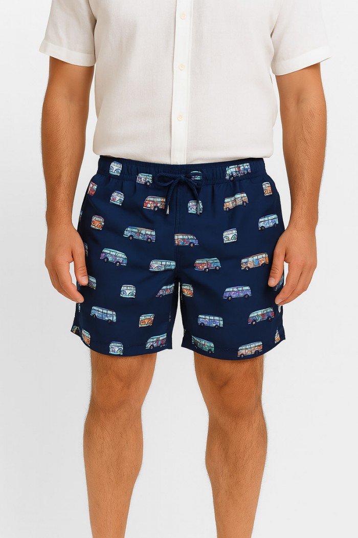 Men's swimwear shorts HALECO ST-24239 BLUE DROPS