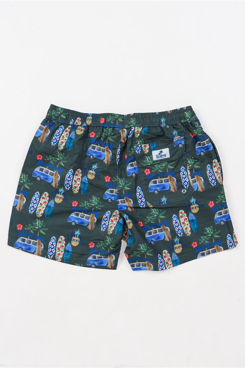 Men's swimwear shorts HALECO ST-24240 HAKI Men's swimwear shorts HALECO ST-24240 HAKI