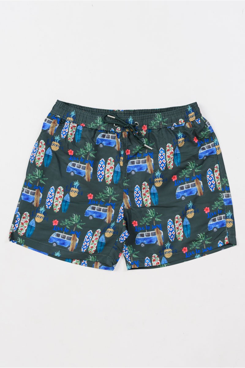 Men's swimwear shorts HALECO ST-24240 HAKI