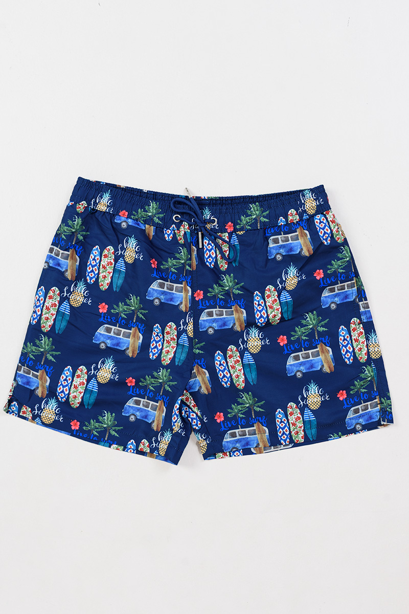 Men's swimwear shorts HALECO ST-24240 BLUE DROPS Men's swimwear shorts HALECO ST-24240 BLUE DROPS