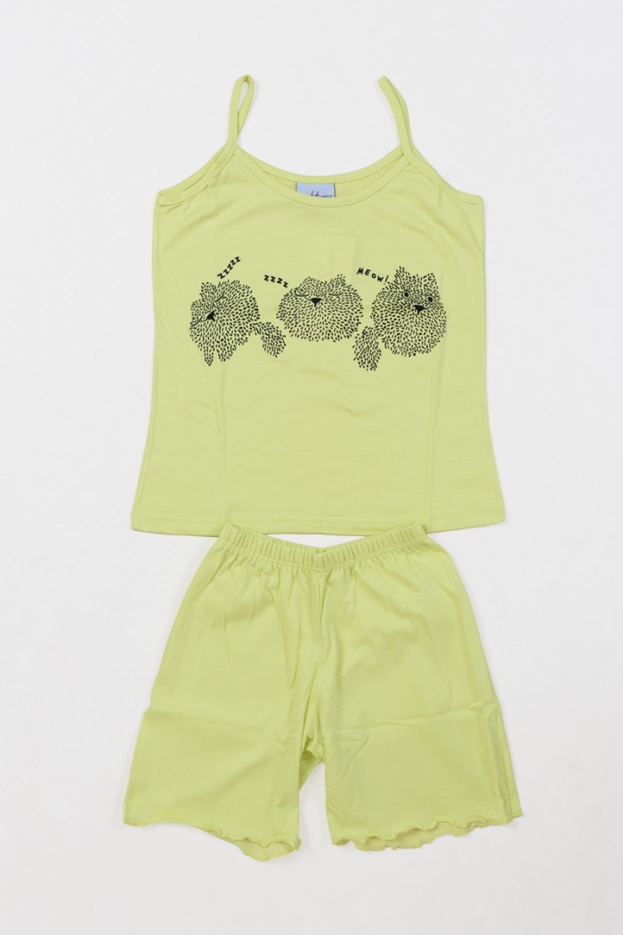 Children's pajamas for girl HAPPY FAMILY KH795P