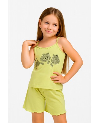Children's pajamas for girl HAPPY FAMILY KH795P