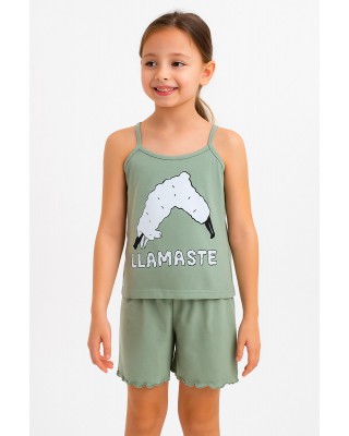 Children's pajamas for girl HAPPY FAMILY KH800P