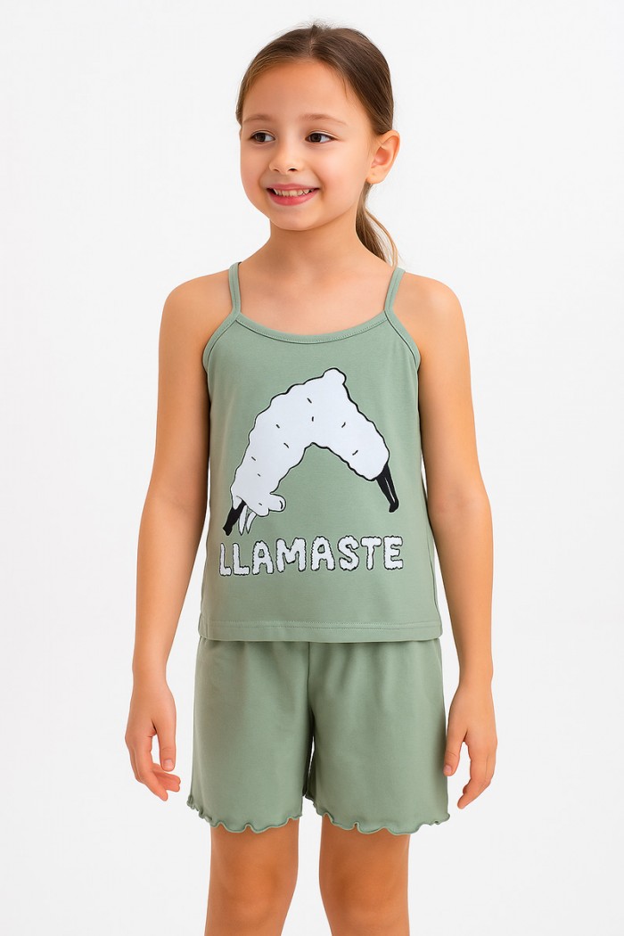 Children's pajamas for girl HAPPY FAMILY KH800P