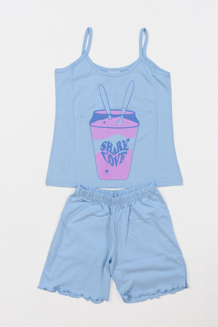 Children's pajamas for girl HAPPY FAMILY KH808P