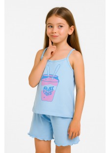 Children's pajamas for girl HAPPY FAMILY KH808P Children's pajamas for girl HAPPY FAMILY KH808P
