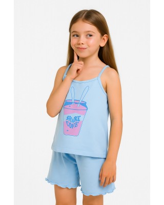 Children's pajamas for girl HAPPY FAMILY KH808P