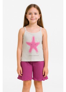 Children's pajamas for girl HAPPY FAMILY KH811P Children's pajamas for girl HAPPY FAMILY KH811P