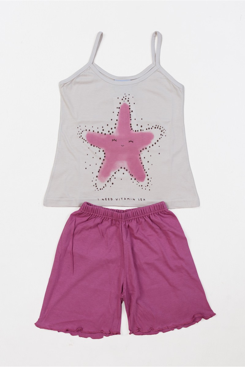 Children's pajamas for girl HAPPY FAMILY KH811P Children's pajamas for girl HAPPY FAMILY KH811P