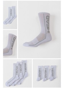 HEAD Performance 3er-Pack Sport-Socken Weiß HEAD Performance 3er-Pack Sport-Socken Weiß
