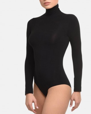 HELIOS Long sleeve turtleneck shorts - Micromodal