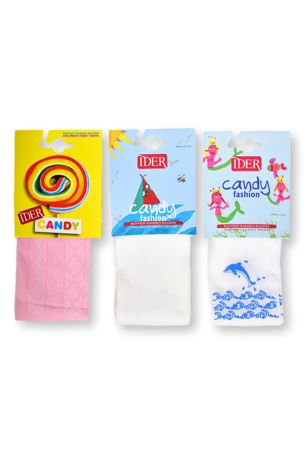 Fancy children's tights 3 pieces