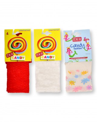 Schicke Kinderstrumpfhosen 3 Stück