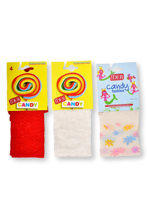 Fancy children's tights 3 pieces