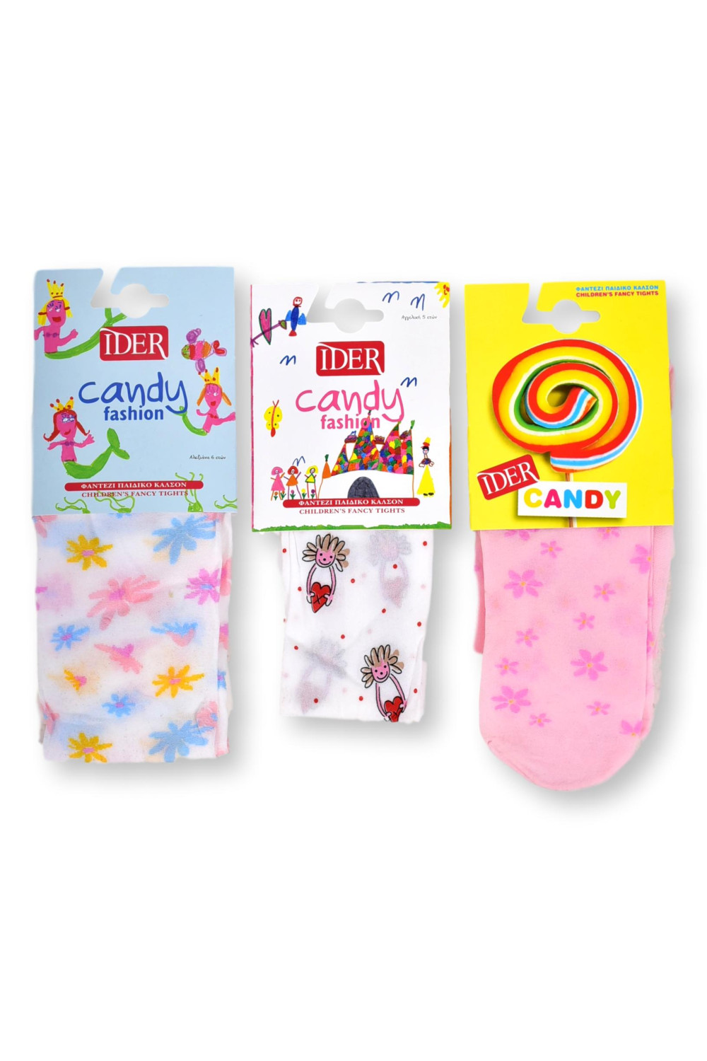 Fancy children's tights 3 pieces