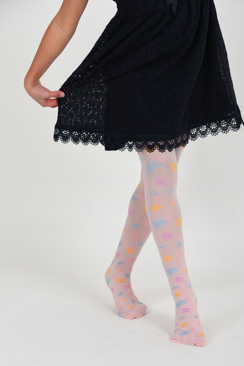 Kids tights IDER ROSE Flowers