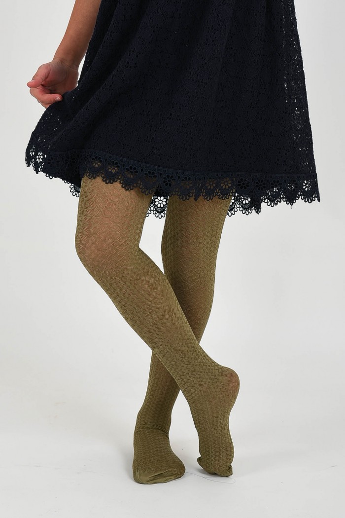 Kinderstrumpfhose IDER CANDY Fashion Khaki