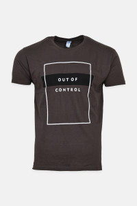 Men's T-Shirt JHK OUT OF CONTROL GREY