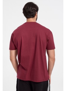 Men's T-shirt JHK ROAD BORDO Men's T-shirt JHK ROAD BORDO