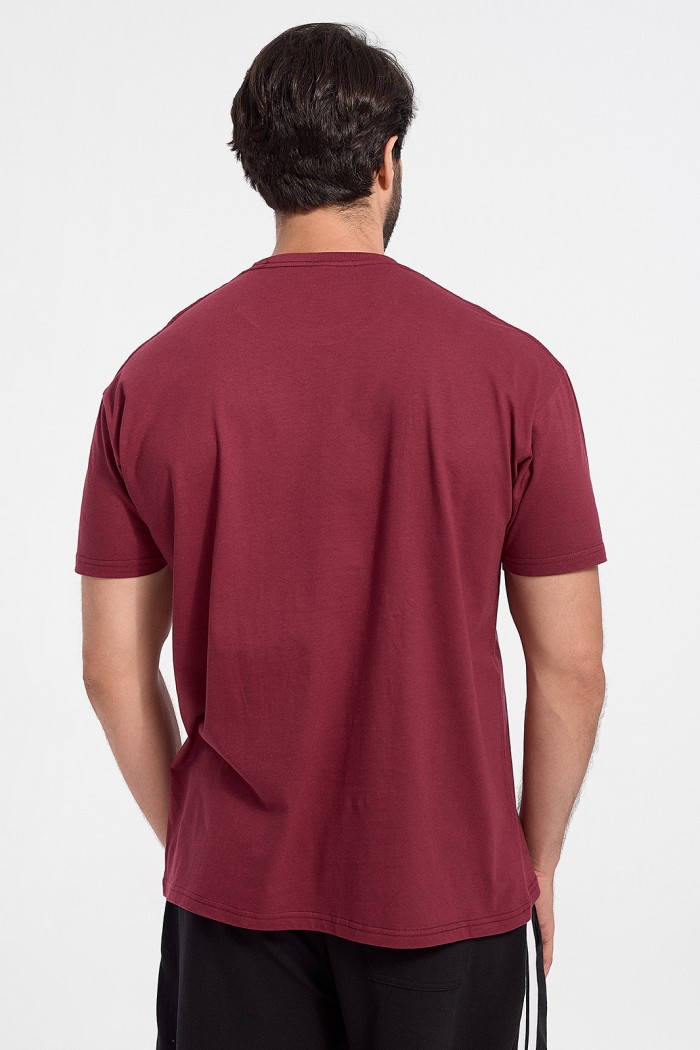 Herren-T-Shirt JHK ROAD BORDO