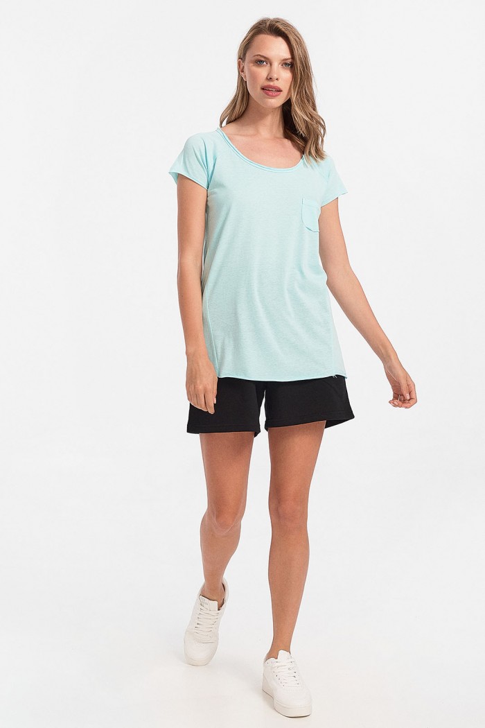 JHK T-Shirt Capri Flame Velvet T-shirt