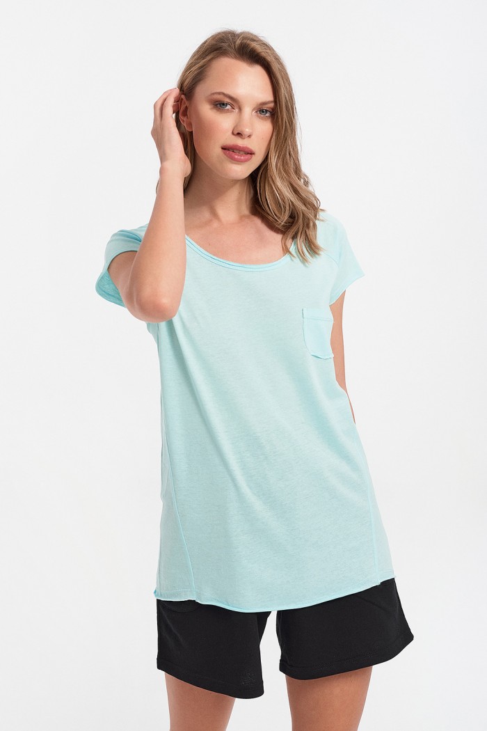 JHK T-Shirt Capri Flame Velvet T-shirt