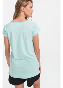 JHK T-Shirt Capri Flame Velvet T-shirt