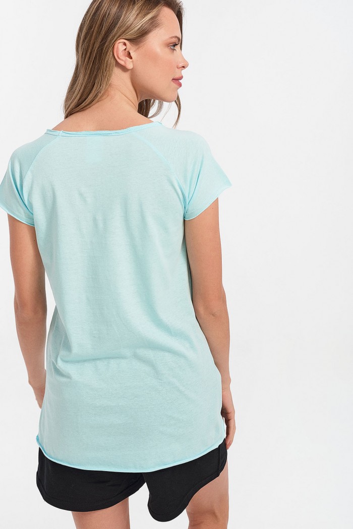 JHK T-Shirt Capri Flame Velvet T-shirt