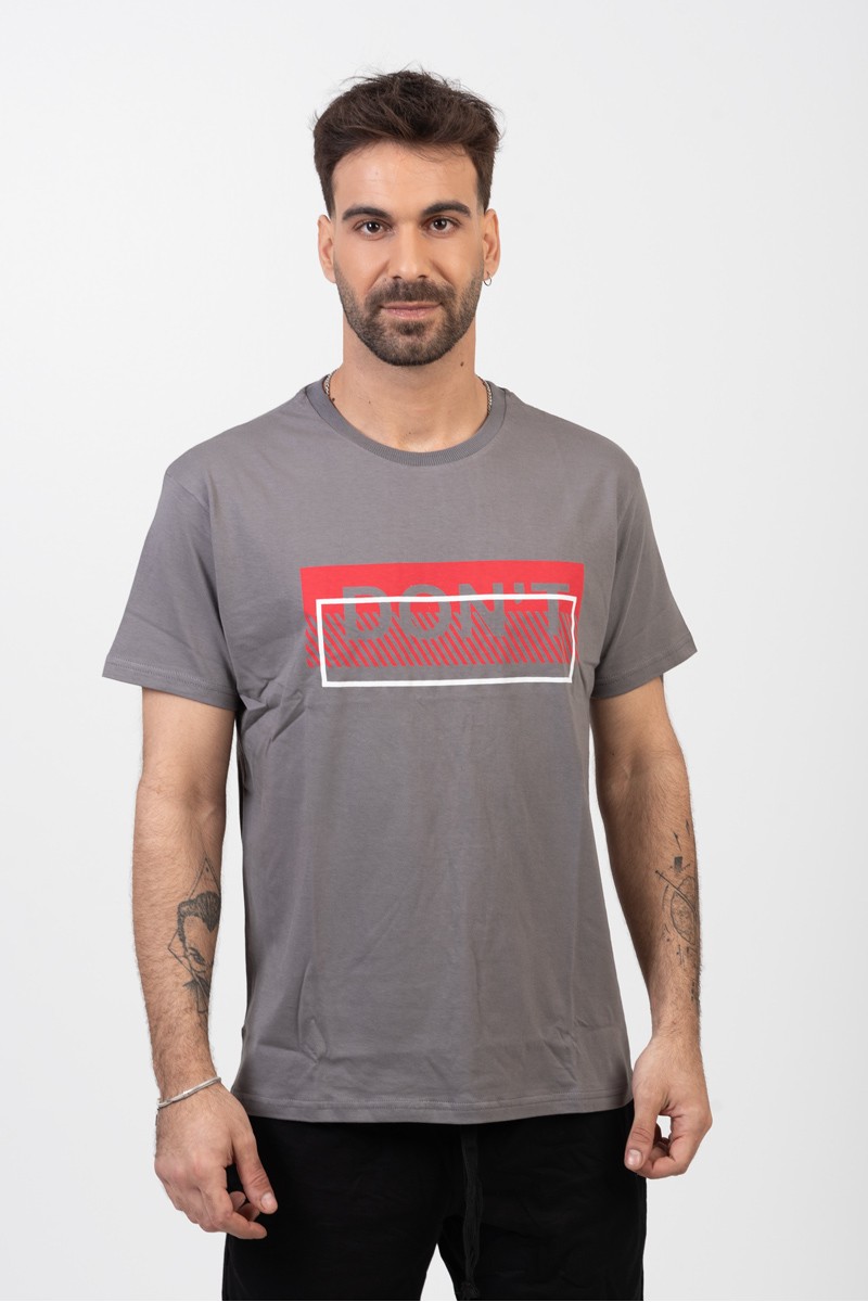 Men's T-shirt TRAX DONT GRAY Men's T-shirt TRAX DONT GRAY